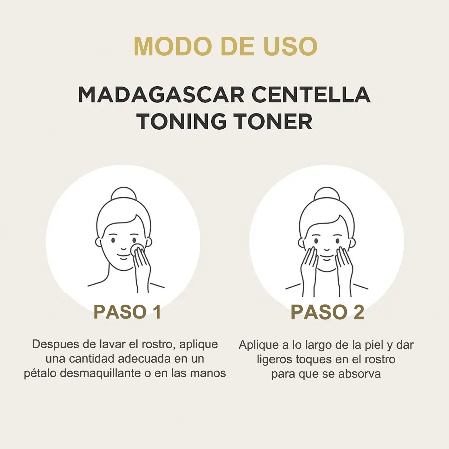 Tónico exfoliante suave de Centella