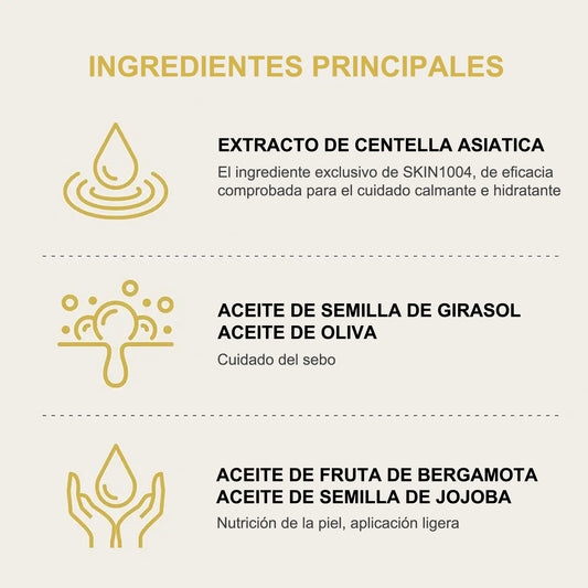 Aceite limpiador Ligero con Centella
