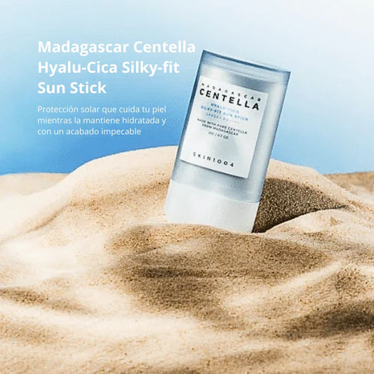 Skin1004 - Madagascar Centella Protector Solar en barra Hyalu-Cica Silky-fit 20g