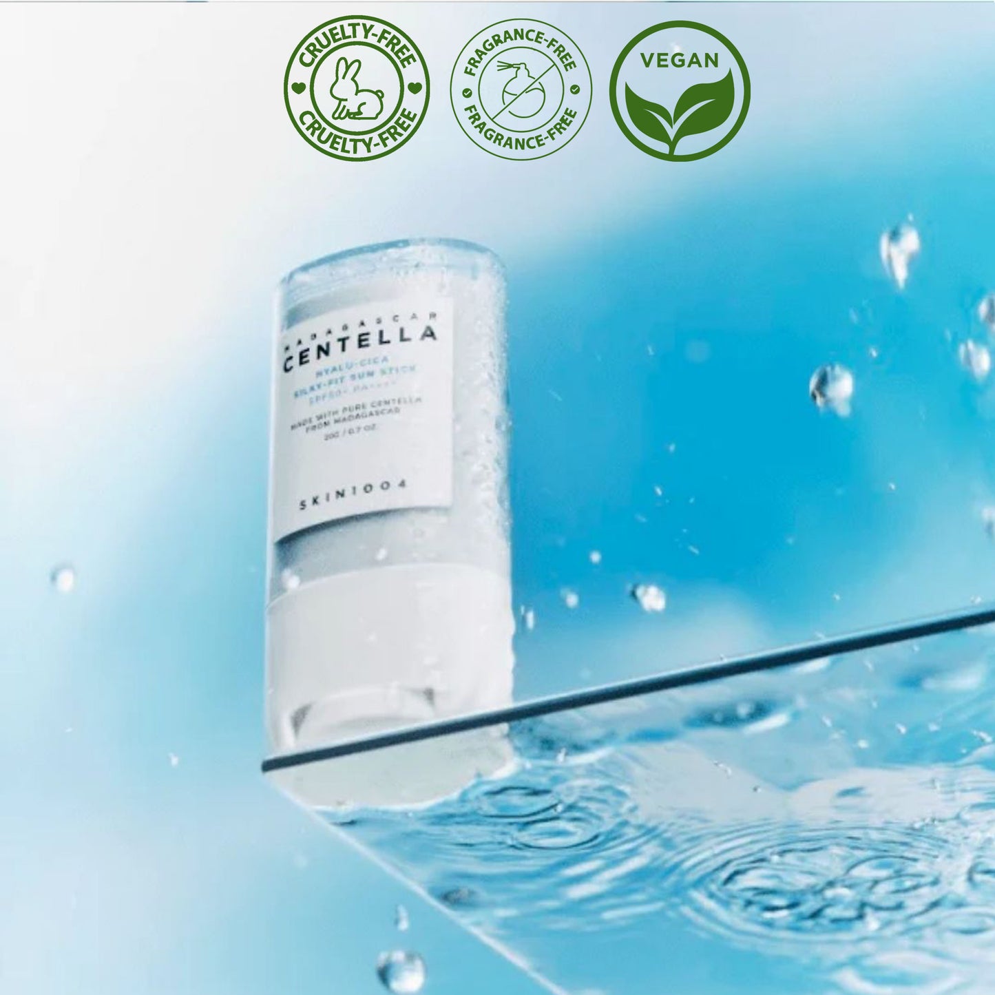 Skin1004 - Madagascar Centella Protector Solar en barra Hyalu-Cica Silky-fit 20g