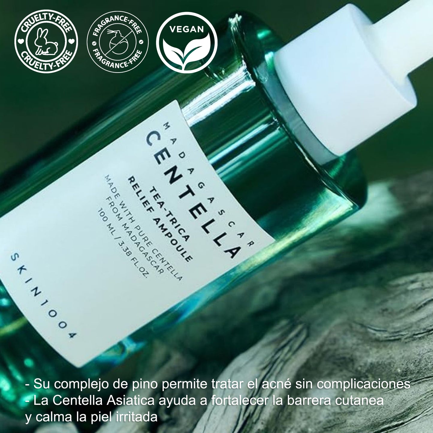 Skin1004 - Centella Ampolla Anti-acné Tea-Trica Relief 100 ml