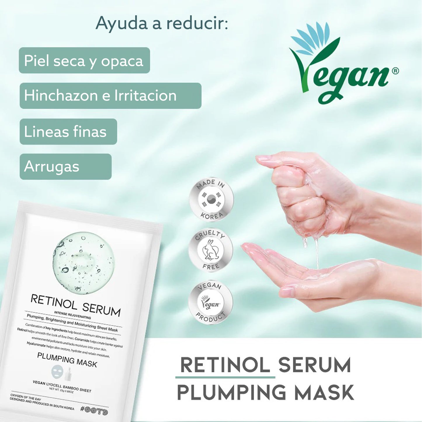 OOTD - Mascarilla "Retinol Serum Plumping Mask"
