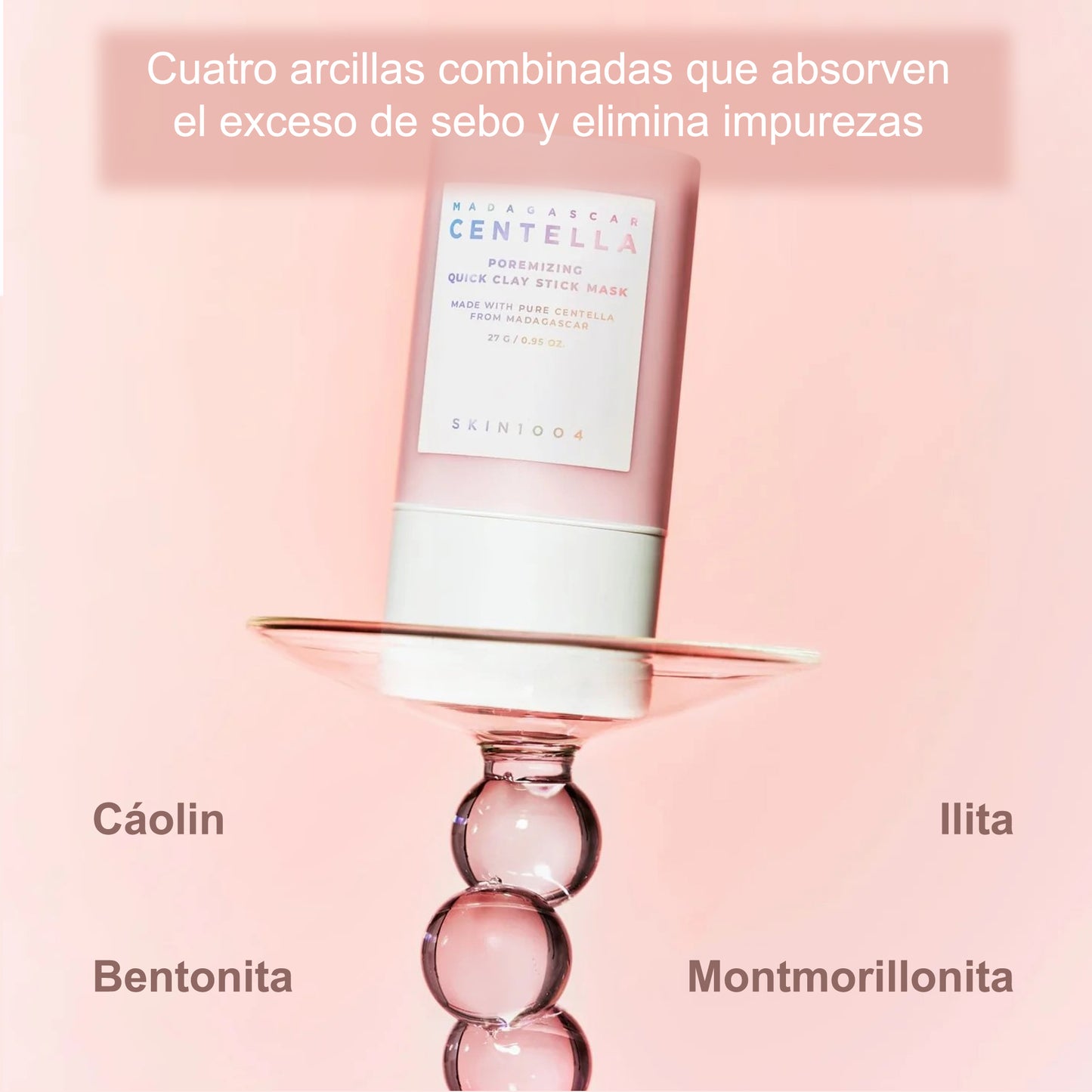 Skin1004 - Madagascar Centella Poremizing Quick Mascarilla de arcilla en barra