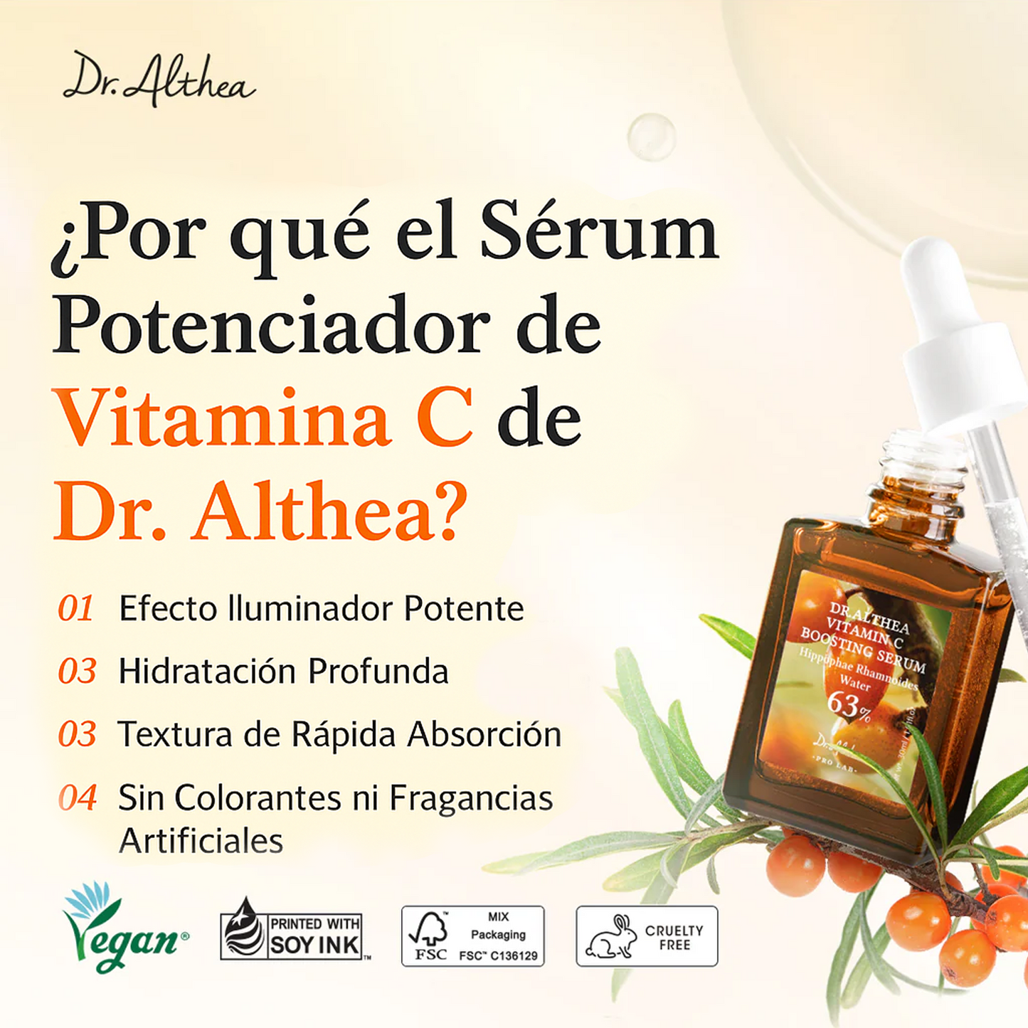 Sérum vitamina C iluminador antimanchas