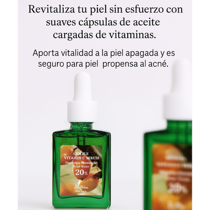 Sérum vitamina C suave para piel sensible