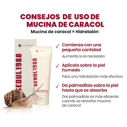 Crema regeneradora Snail 93% + Rice