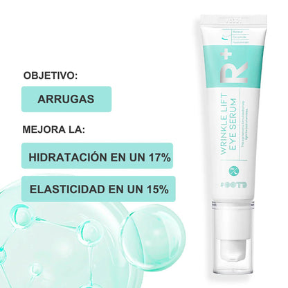 Sérum contorno de ojos antiarrugas iluminador