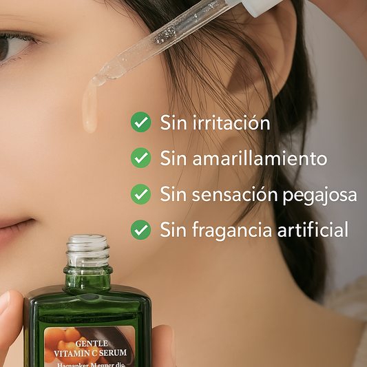 Sérum vitamina C suave para piel sensible