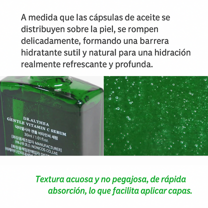 Sérum vitamina C suave para piel sensible