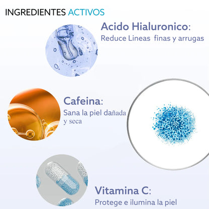 Sérum contorno de ojos iluminador y reafirmante