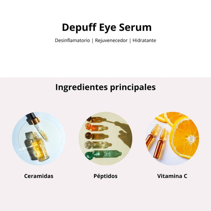 Sérum contorno de ojos descongestionante con cafeína
