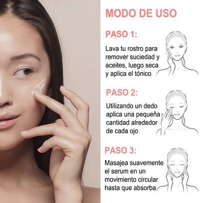 Sérum contorno de ojos descongestionante con cafeína