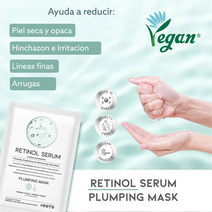 Mascarilla rellenadora con retinol